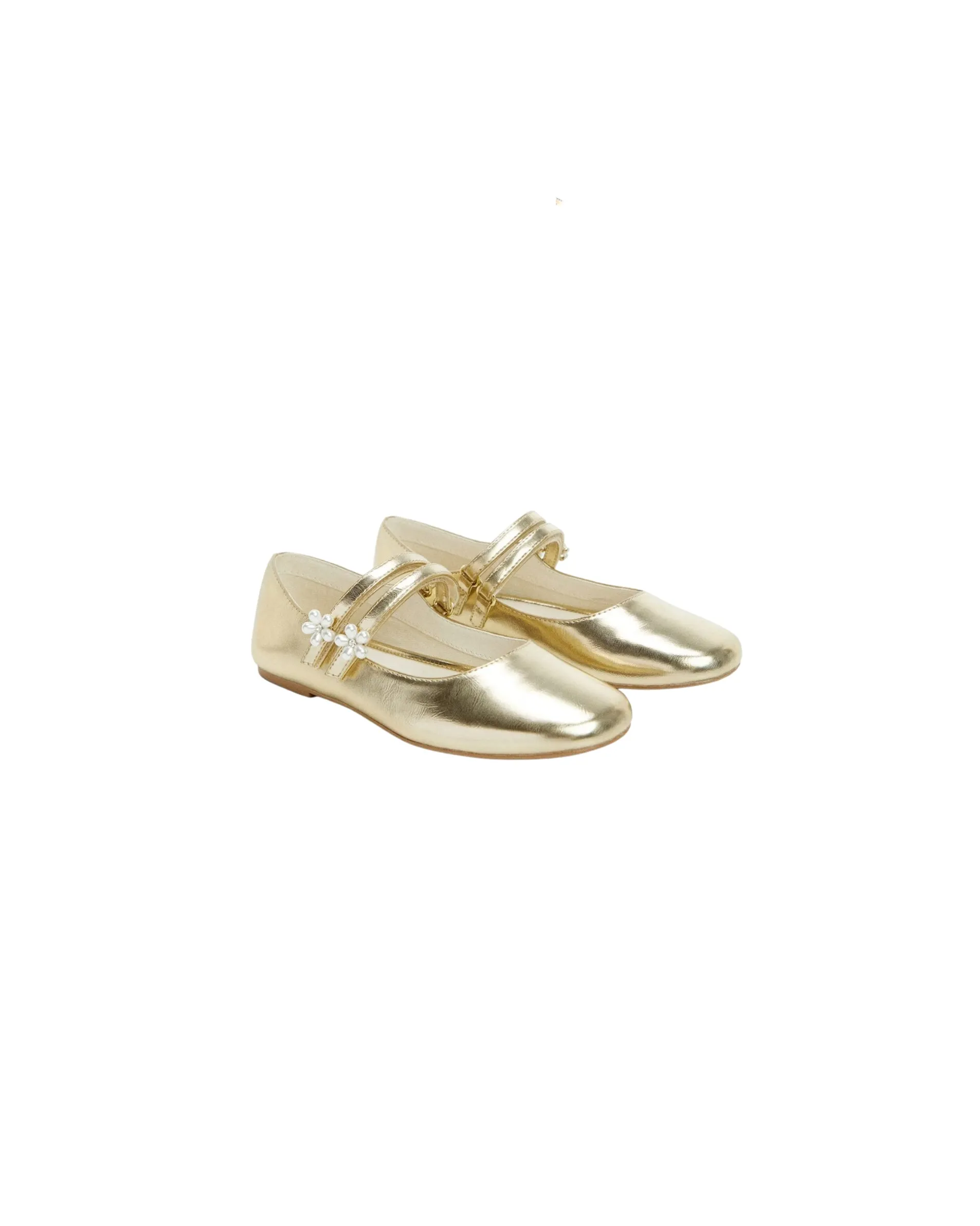 MING Girls Metallic Look Ballerina