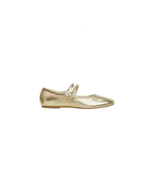 MING Girls Metallic Look Ballerina