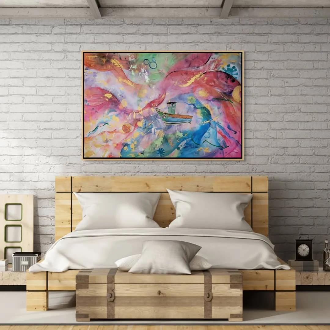 Mitch Miller Painting ~ 'Dream Boat' (Sold)