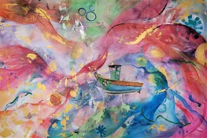 Mitch Miller Painting ~ 'Dream Boat' (Sold)