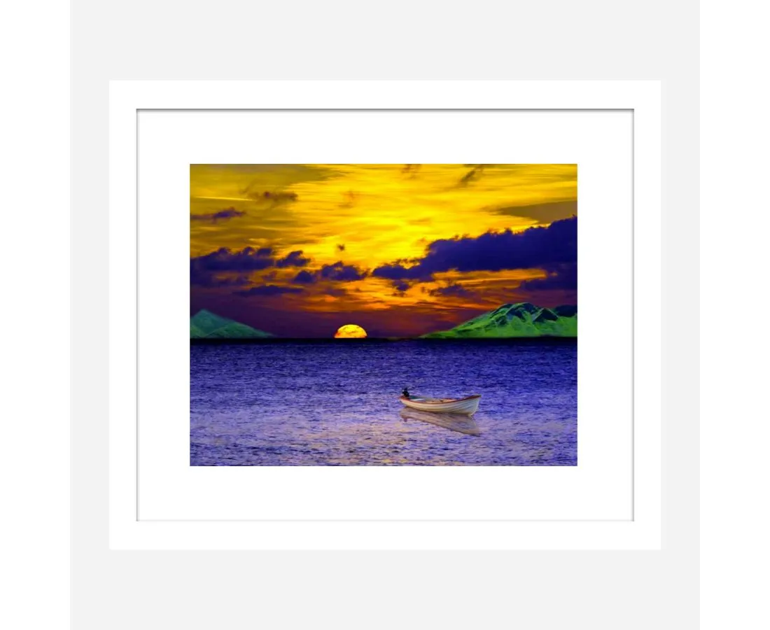 Mountain Lake Painting