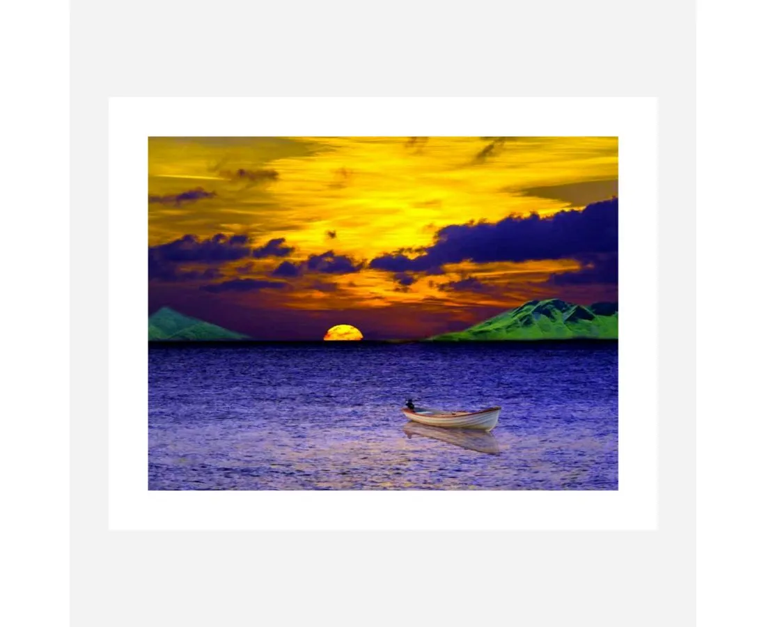 Mountain Lake Painting