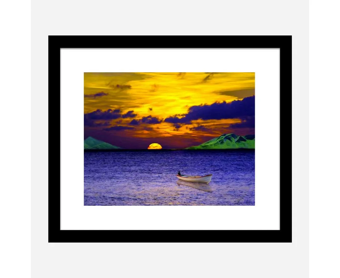 Mountain Lake Painting