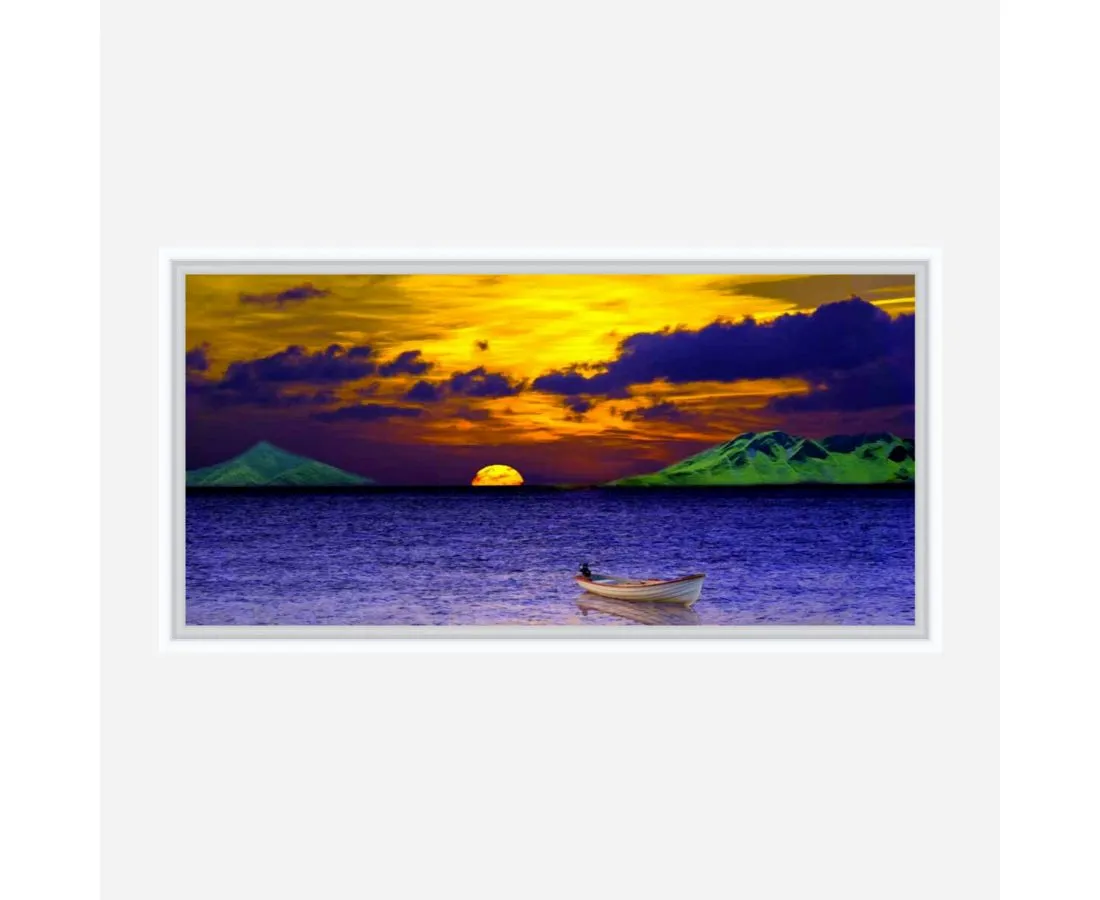 Mountain Lake Painting