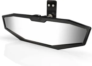MZS Aluminum Ranger Rear View Mirror, UTV Rearview Center Mirror 360° Adjustable Compatible with 2017-2025 Ranger 500 570, 900 XP EPS, Crew XP 900, 1000 Premium, XP 1000 Crew