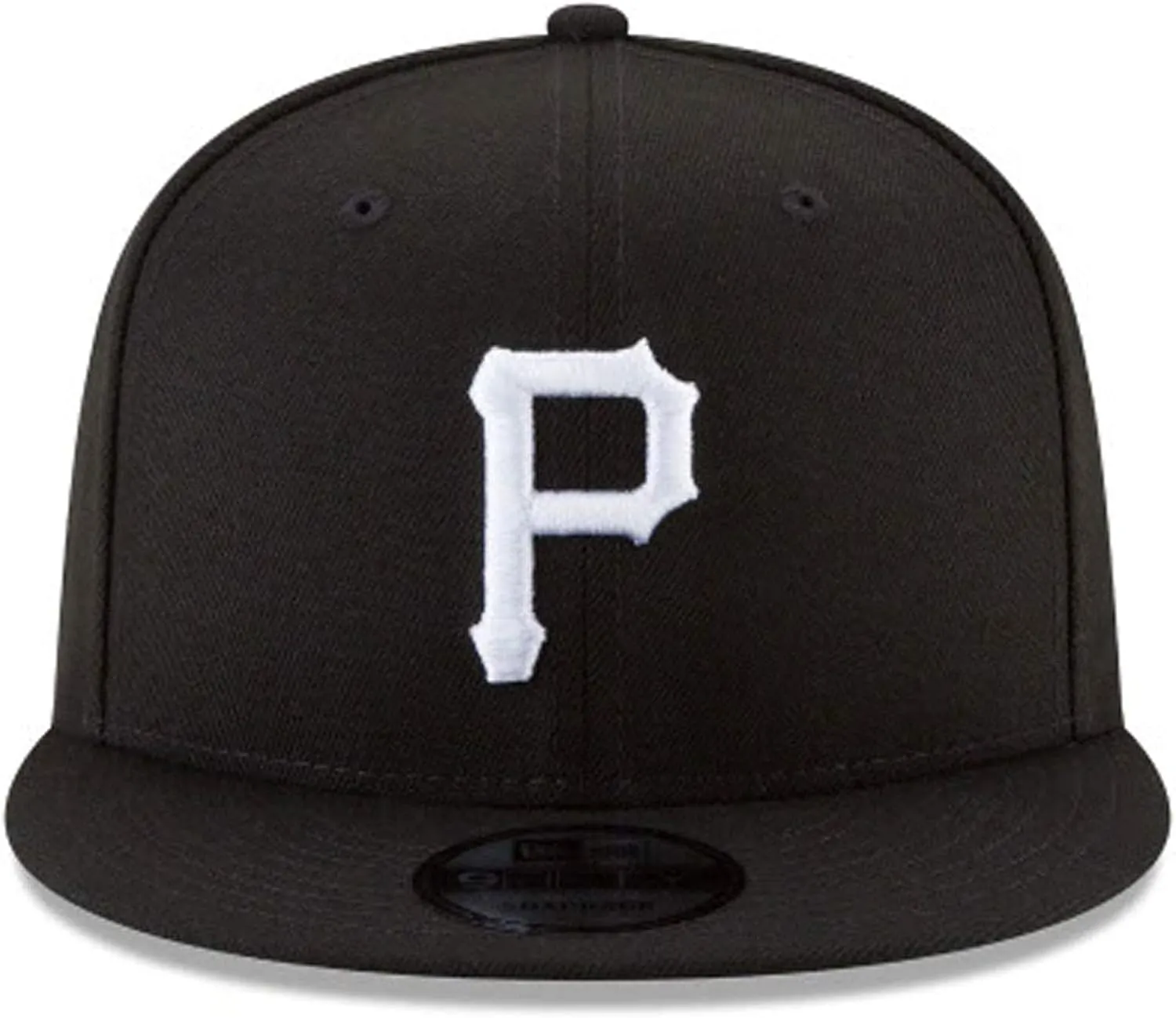New Era Unisex-Adult MLB 9Fifty Black White Primary Logo Adjustable Snapback Hat Cap One Size Fits All