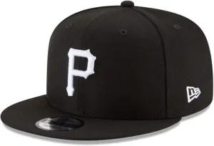 New Era Unisex-Adult MLB 9Fifty Black White Primary Logo Adjustable Snapback Hat Cap One Size Fits All