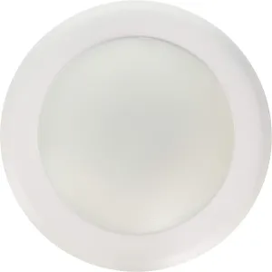 Nora Lighting NLOPAC-R650930AW NLOPAC-R650930AW-15 Watt LED 6" Surface Mount AC Opal-3000K-1,050 Lumens-120V-White, Surface Mount, White