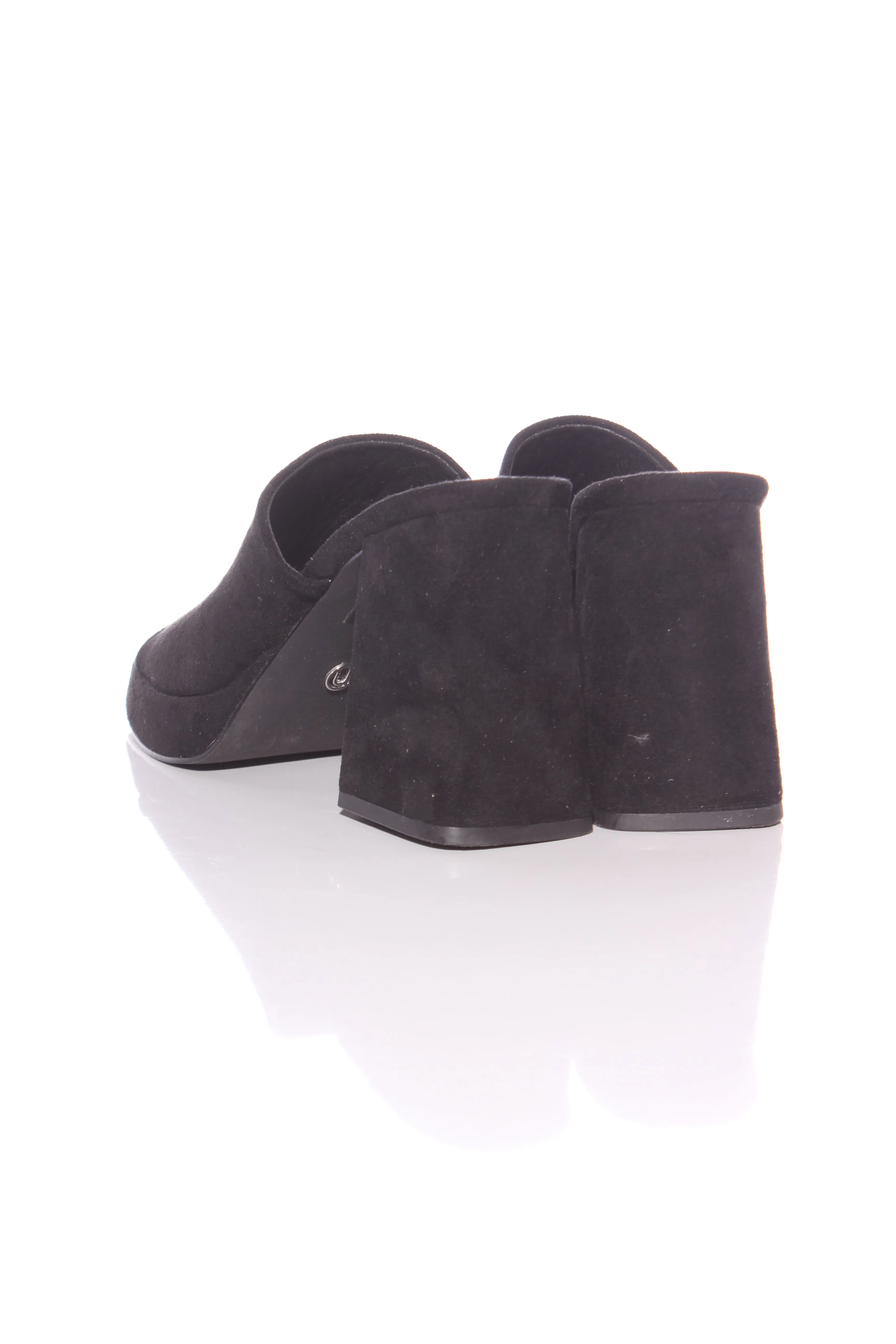 NOVO (LN) "Futura" black mule heels! 9
