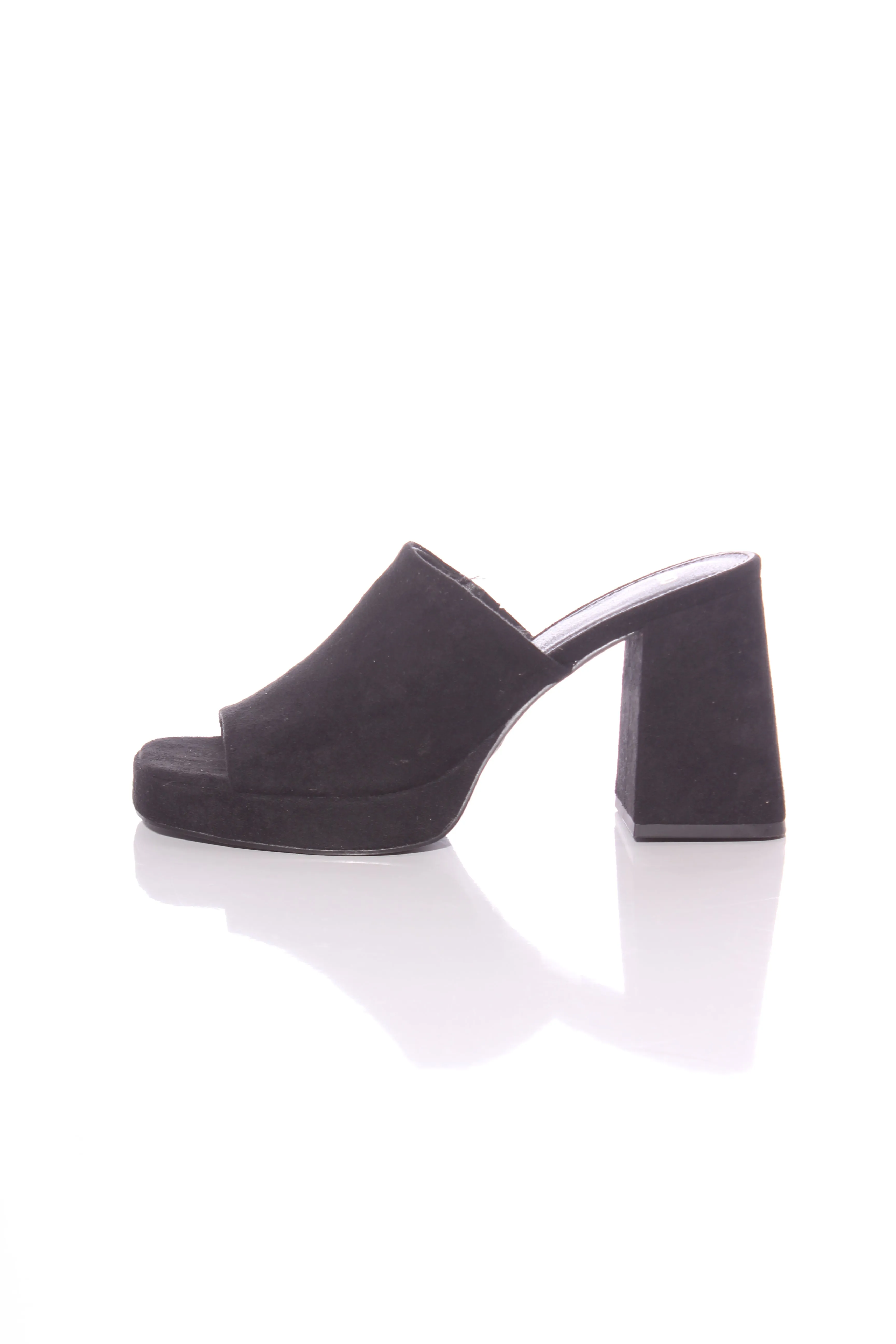 NOVO (LN) "Futura" black mule heels! 9