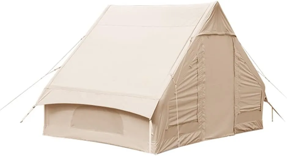 Outdoor Inflatable Camping Tent with Pump, 4-6 Person Glamping Tents, Easy Setup House for Fishing, Camping & Hiking