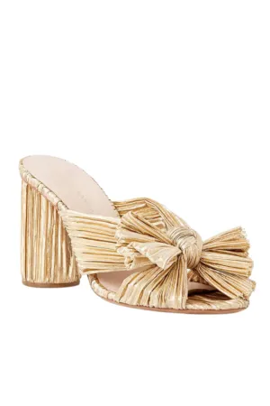 Penny Knot Mule, Gold