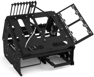 Praxis WetbenchSX Open Air Computer Test Bench Pro - Angled Edition - Black