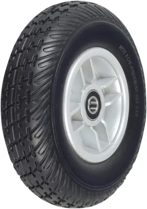Pride Mobility Flat-Free Rear Wheel Assembly for Go-Go Elite Traveller Plus 3 & 4 Wheel Scooters (Part WHLASMB1835)