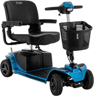 Pride Revo 2.0 4-Wheel Mobility Scooter with Ext Warranty (Blue)