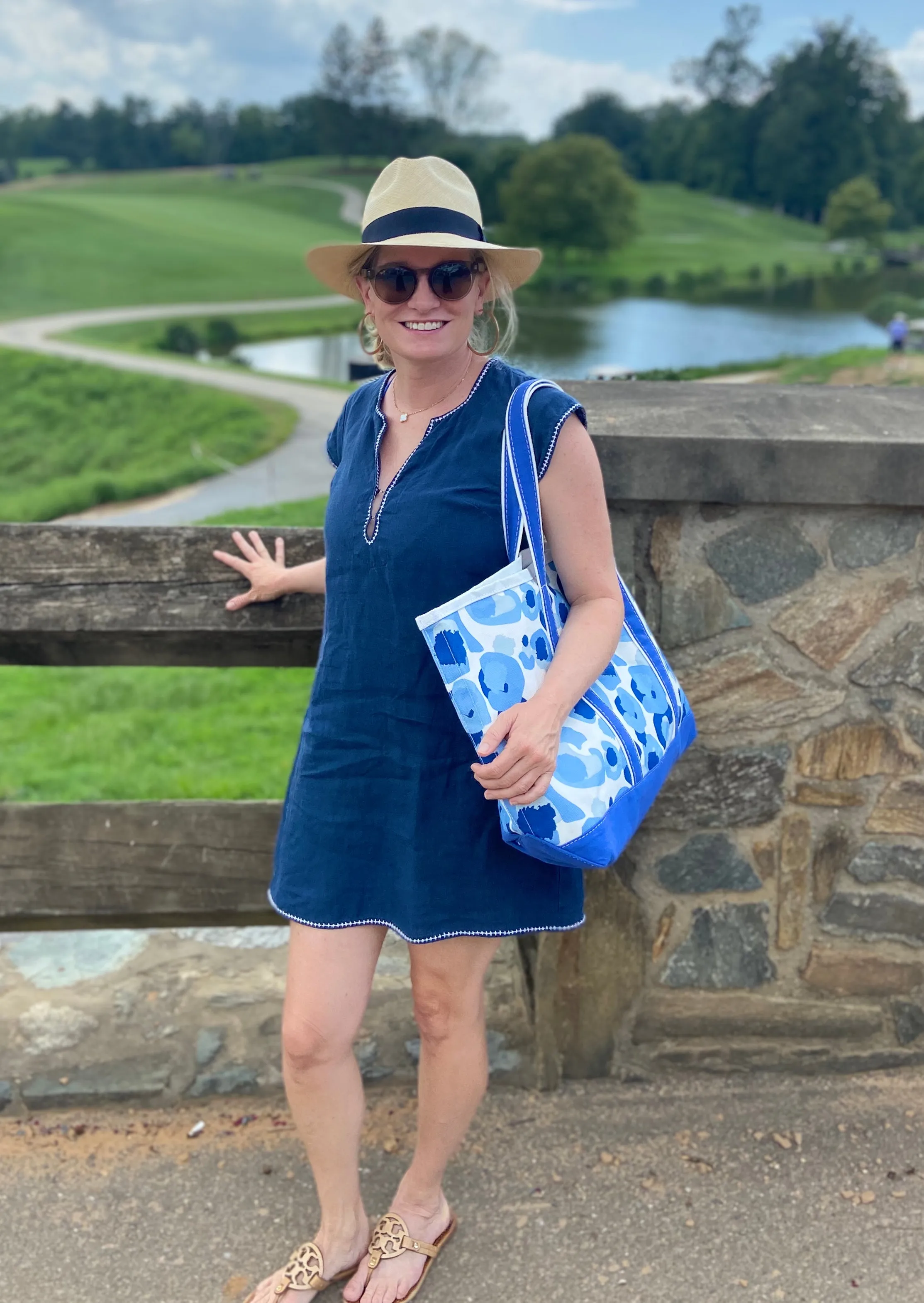 Printed Canvas Boat Tote in Spotted Cheetah