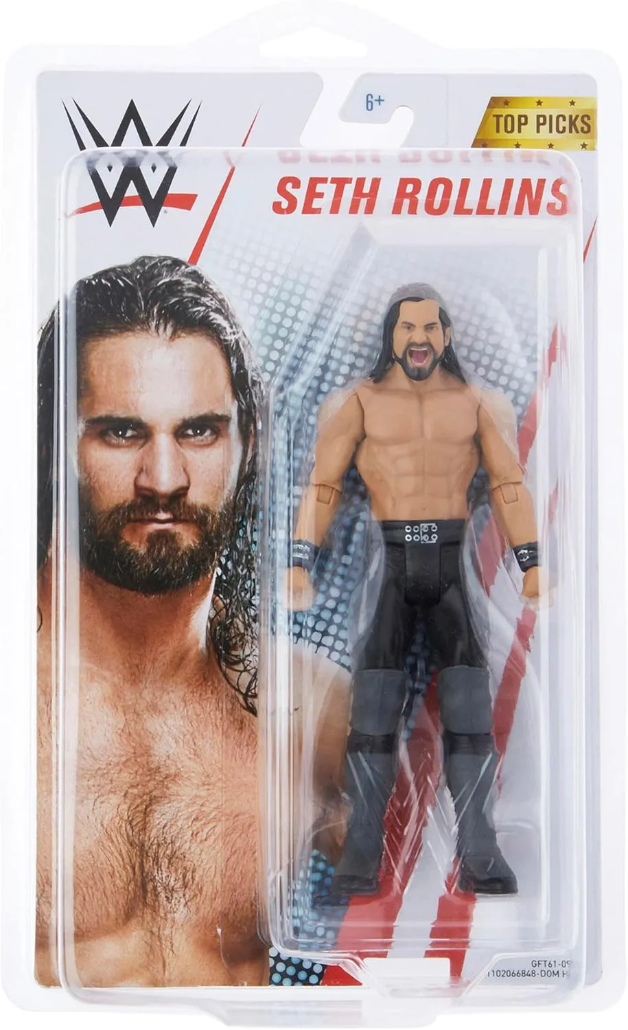 Protech SSWFC-1 Clamshell Protector Display Case for Basic WWE Wrestling Action Figures & Star Wars Black Series 6" Figures with Orange / Blue Packaging, 6.5" W x 10.5" H x 2" D, 5-Pack