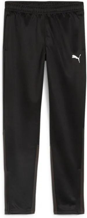 PUMA - Juniors Teamgoal Training Pant, Color Black/White/Flat Dark Gray, Size: 6