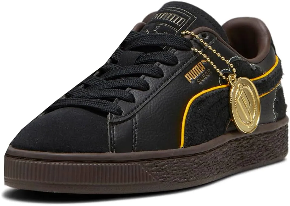 Puma Suede 1 Piece - Boys' Grade School Black/Dark Chocolate Black