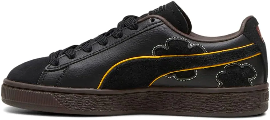 Puma Suede 1 Piece - Boys' Grade School Black/Dark Chocolate Black