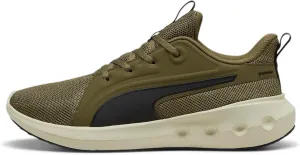PUMA Unisex Softride Carson Road Running Shoe, Puma Olive PUMA Black Desert Dust, 10