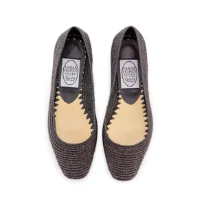 Raffia Chisel Ballet - Black