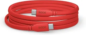 RØDE SC17 USB-C to USB-C Flat Cable (1.5m, Red)