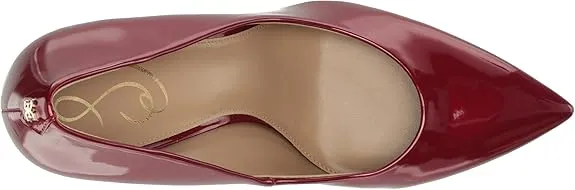 Red Stiletto Heeled Custom-built Edelman Pointed Sam Shoes Toe Fashion Hazel Holly Pumps Wide Proven track record
