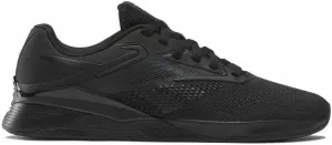 Reebok Women's Nano X4 Sneaker, Black Purgry Pewter, 10 US