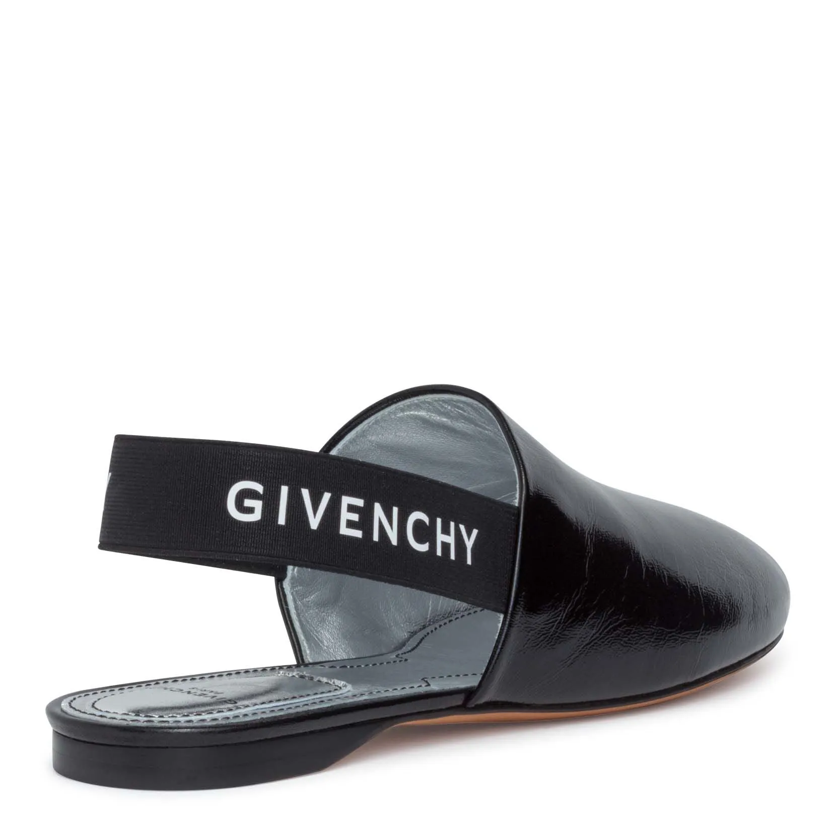 Rivington black sling-back flats