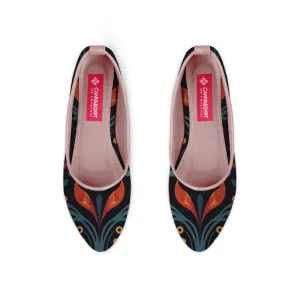 Rose Round Toe Shoe Fiery