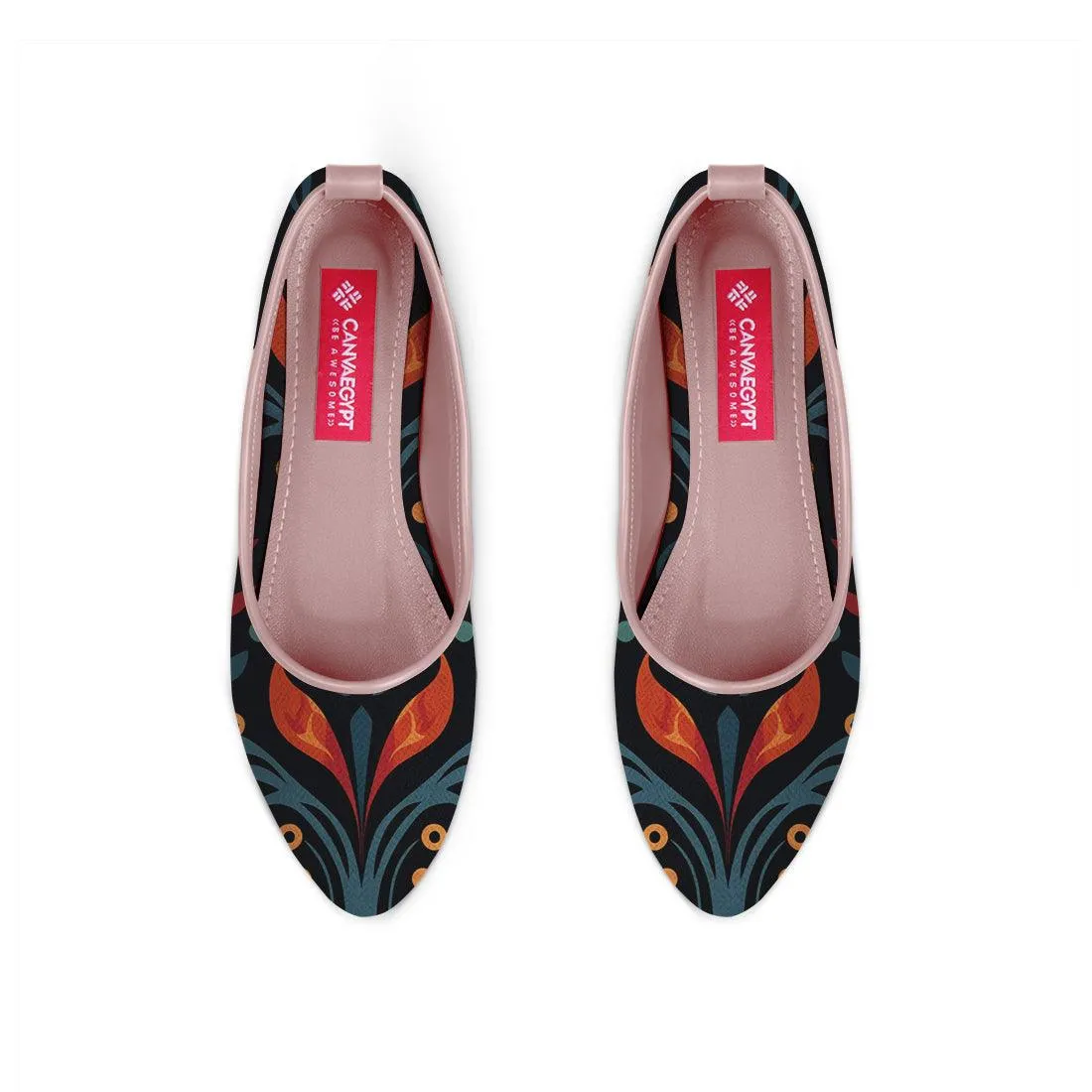 Rose Round Toe Shoe Fiery