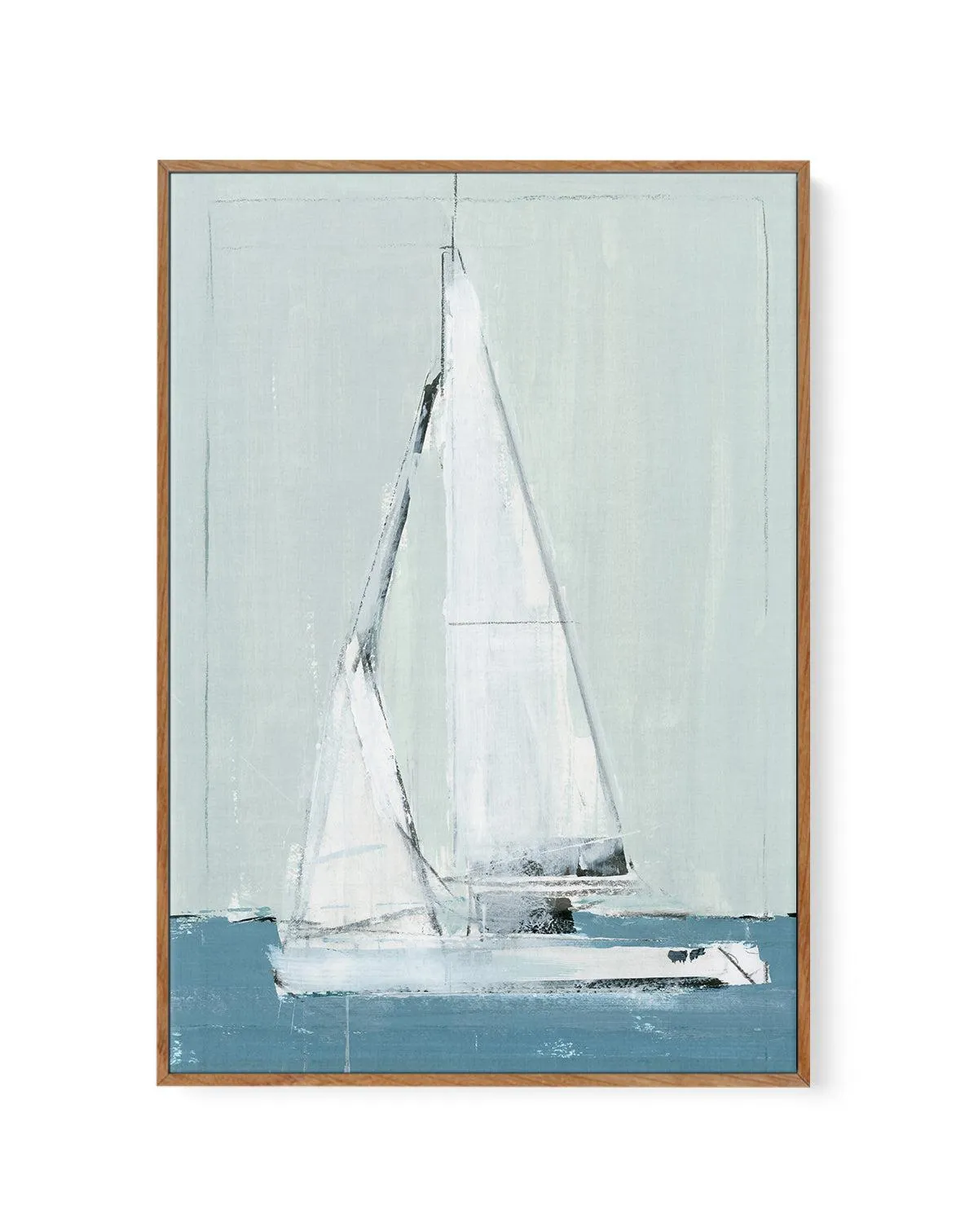Sailing II | Framed Canvas Art Print