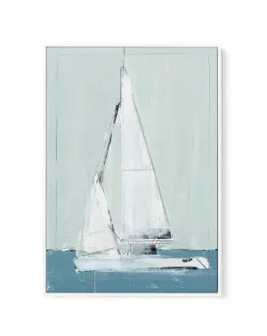 Sailing II | Framed Canvas Art Print