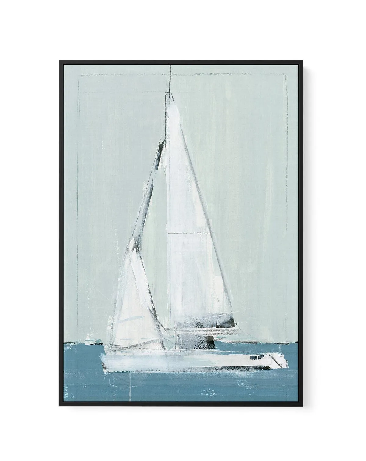 Sailing II | Framed Canvas Art Print