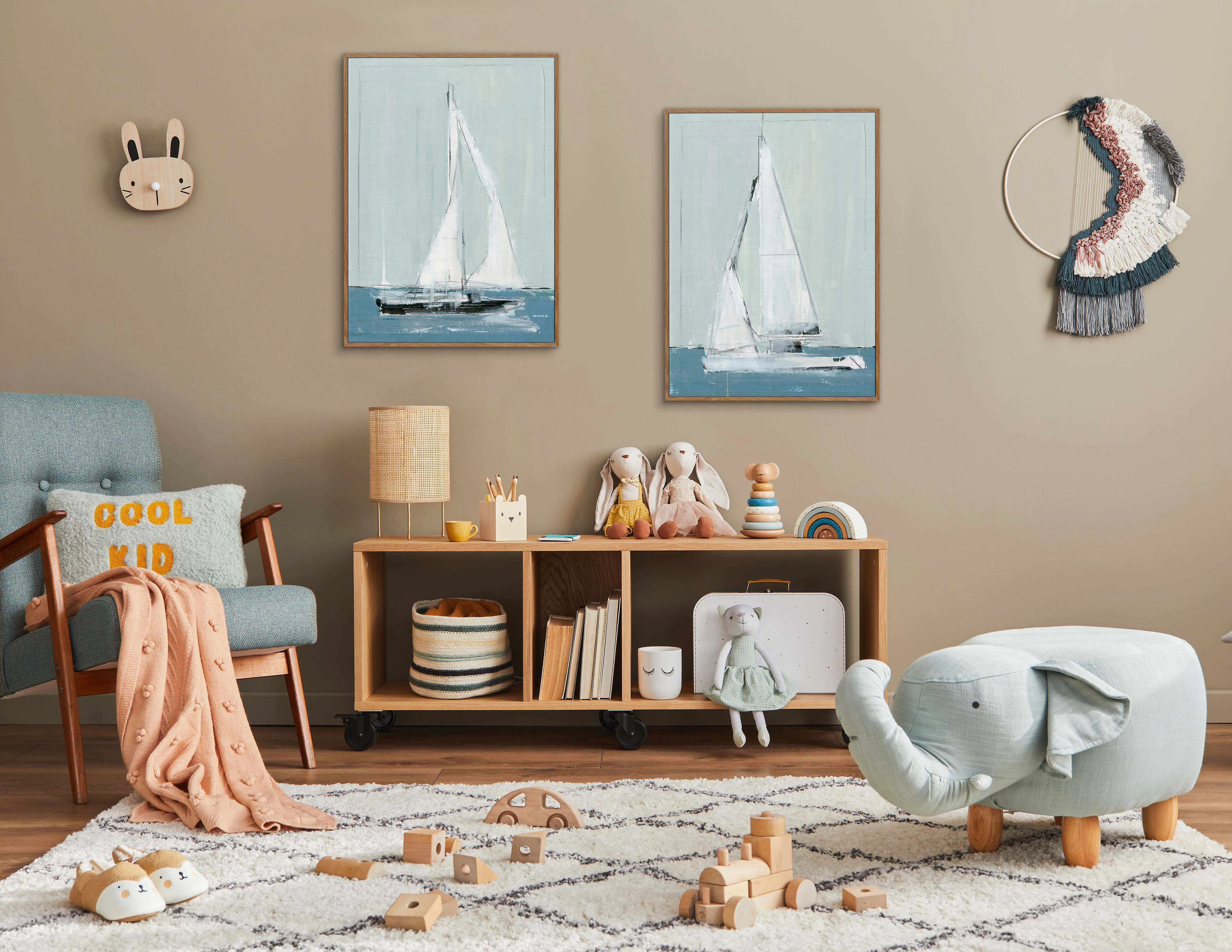 Sailing II | Framed Canvas Art Print