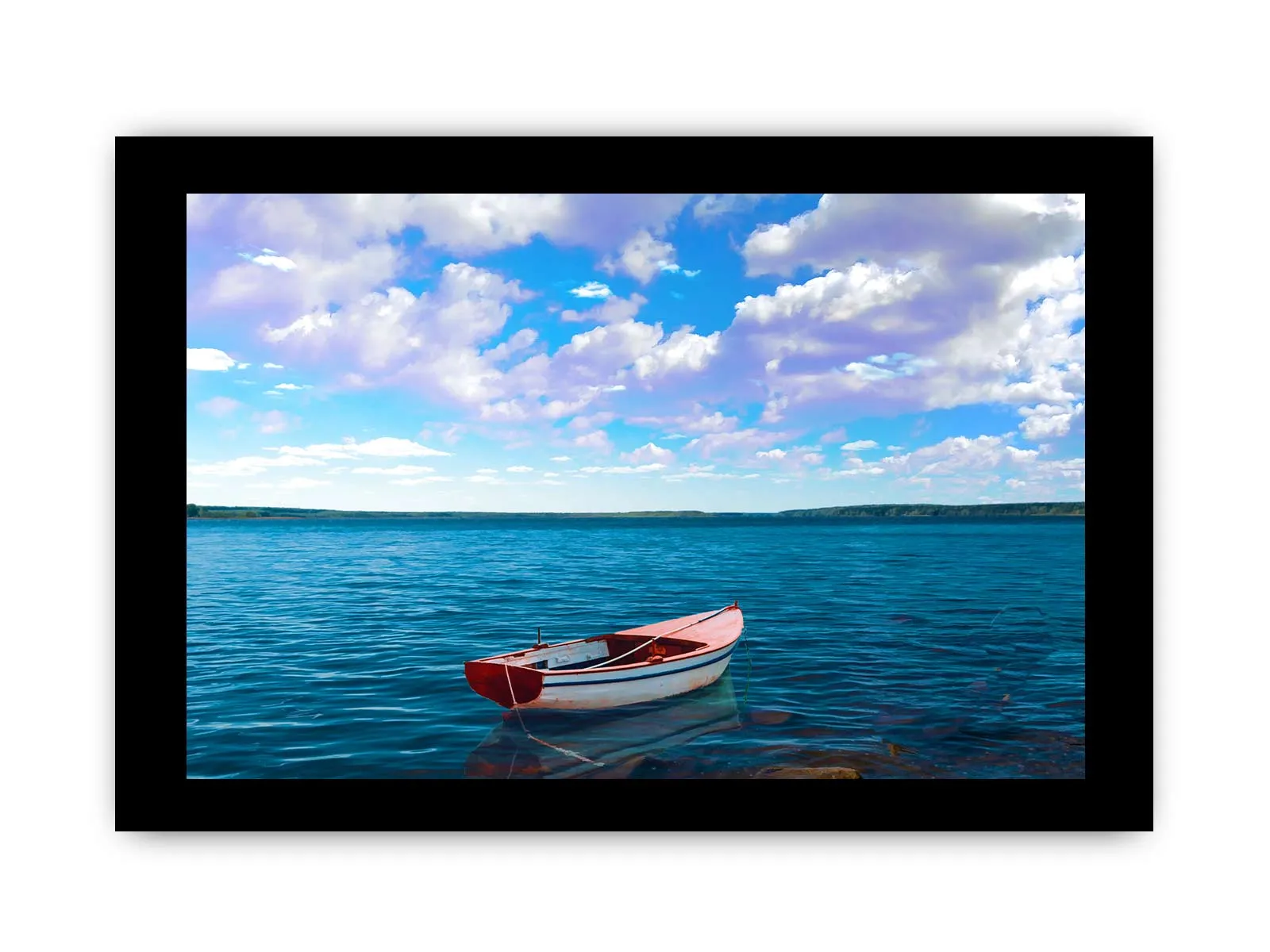 Sea Boat Painting