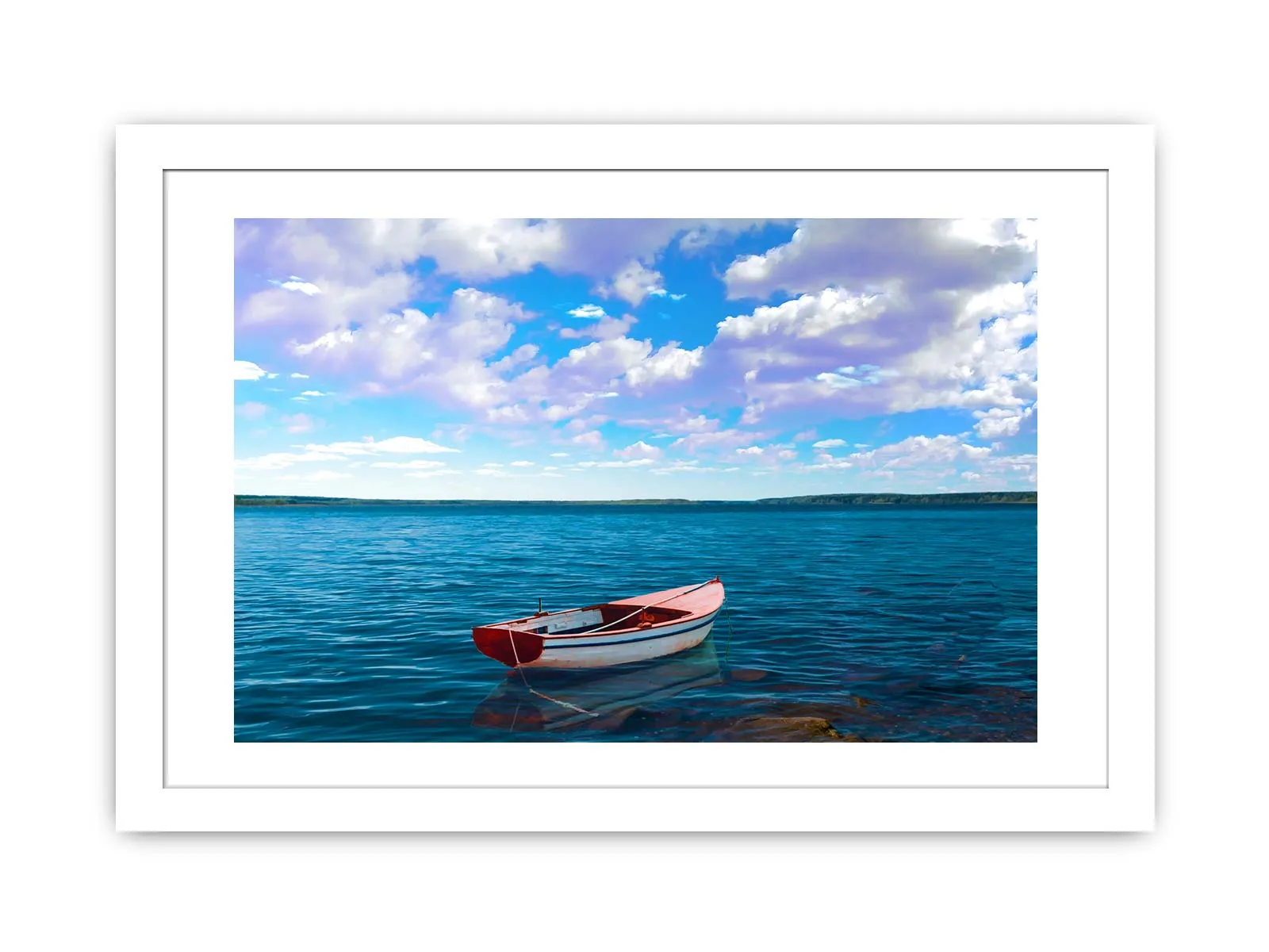 Sea Boat Painting