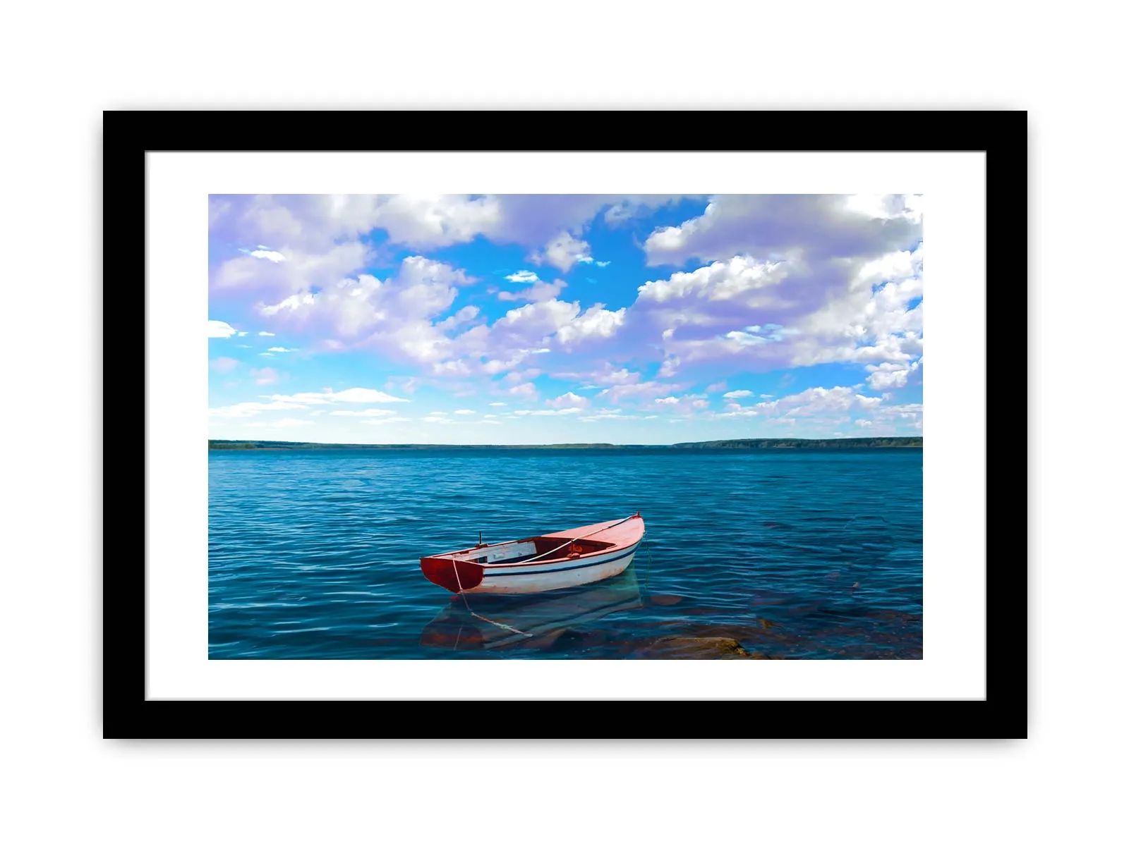 Sea Boat Painting