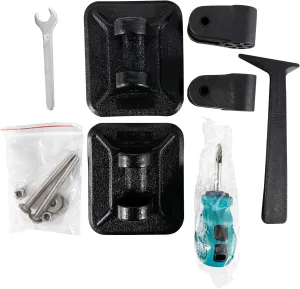 Seamander Mounting Hardwares for Inflatable Boat Bimini Tops,Rib Canopy Boat Top Cover, Deck Mounts with Back Glue