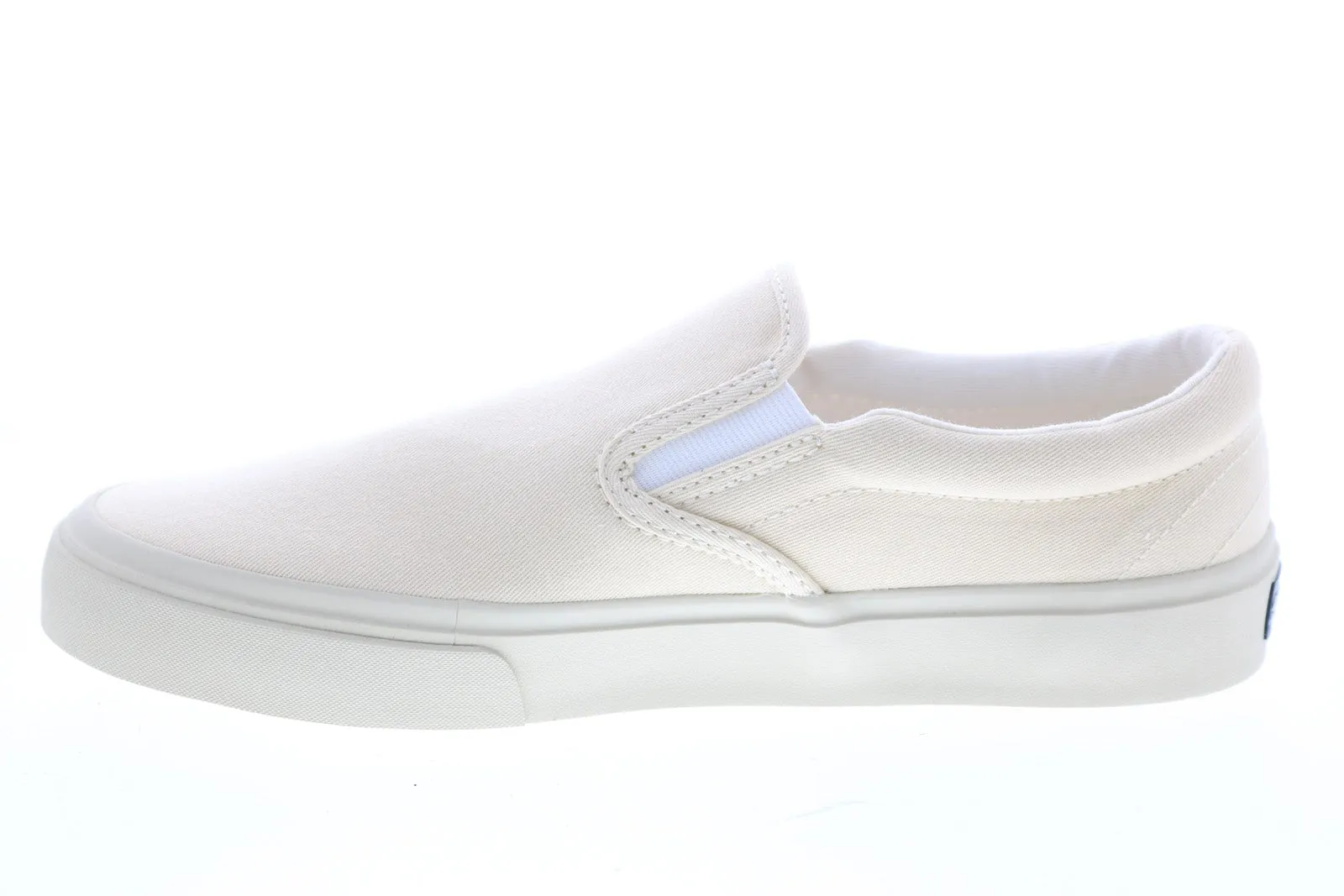 Sebago Jack 71113XW Mens Beige Canvas Slip On Lifestyle Sneakers Shoes
