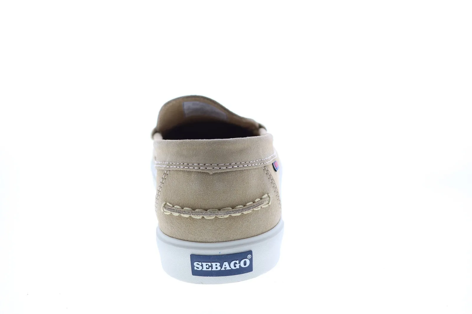 Sebago Manitou 751112W Mens Beige Suede Loafers & Slip Ons Moccasin Shoes