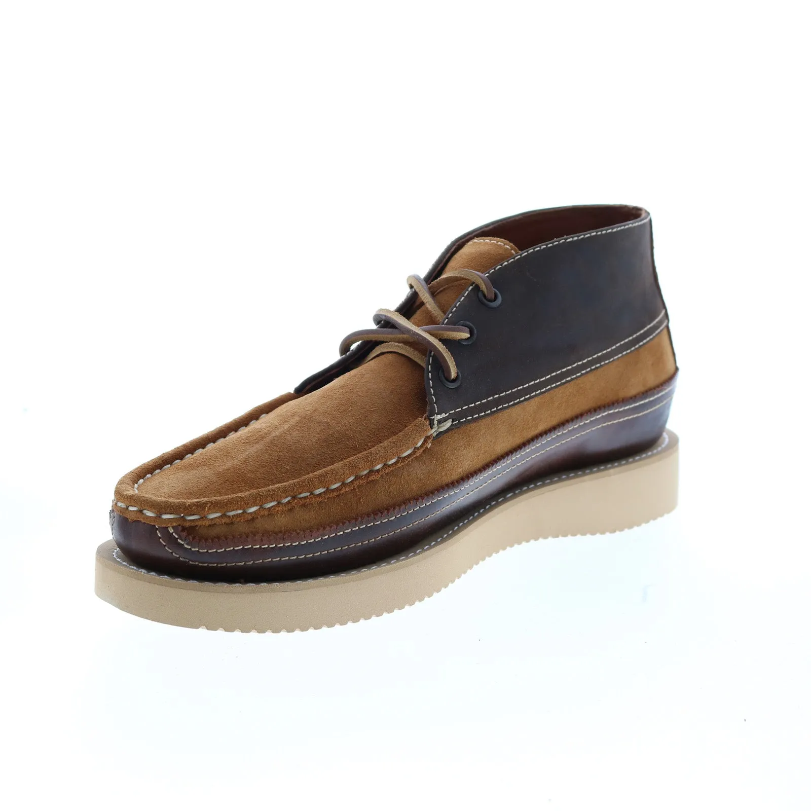Sebago Miwak 721154W Mens Brown Suede Loafers & Slip Ons Boat Shoes