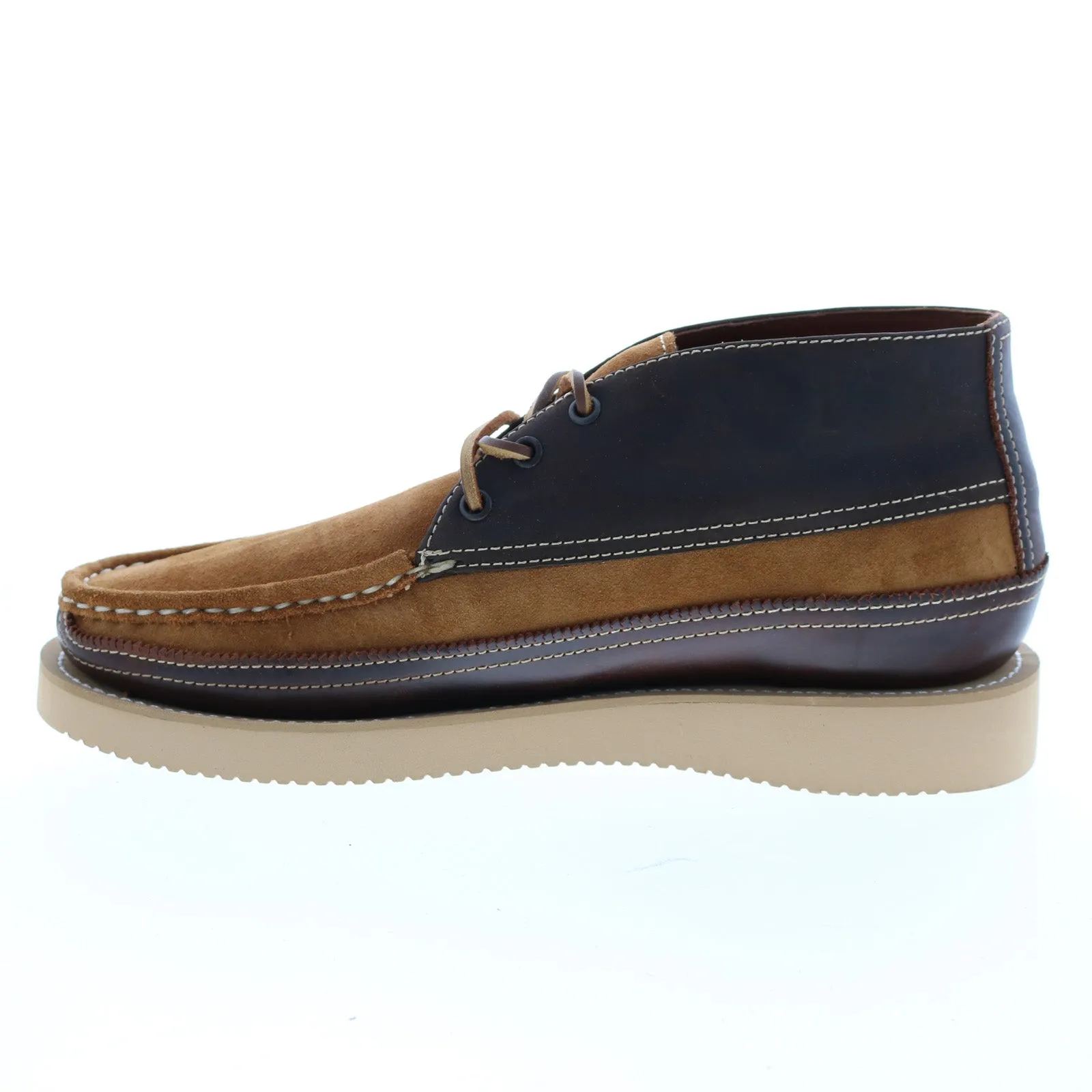 Sebago Miwak 721154W Mens Brown Suede Loafers & Slip Ons Boat Shoes