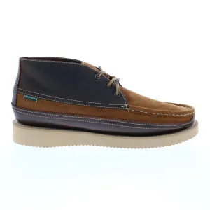 Sebago Miwak 721154W Mens Brown Suede Loafers & Slip Ons Boat Shoes