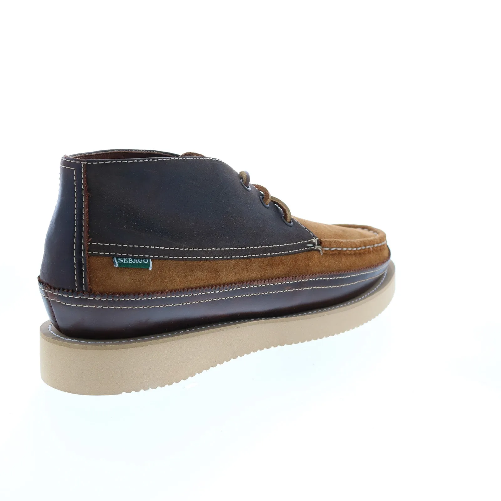 Sebago Miwak 721154W Mens Brown Suede Loafers & Slip Ons Boat Shoes