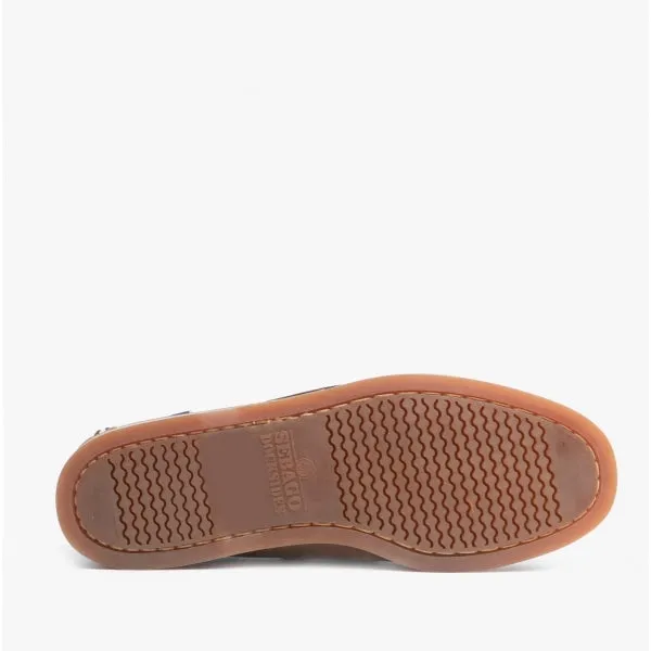 Sebago PORTLAND ROOKIES Mens Leather Deck Shoes Dark Brown