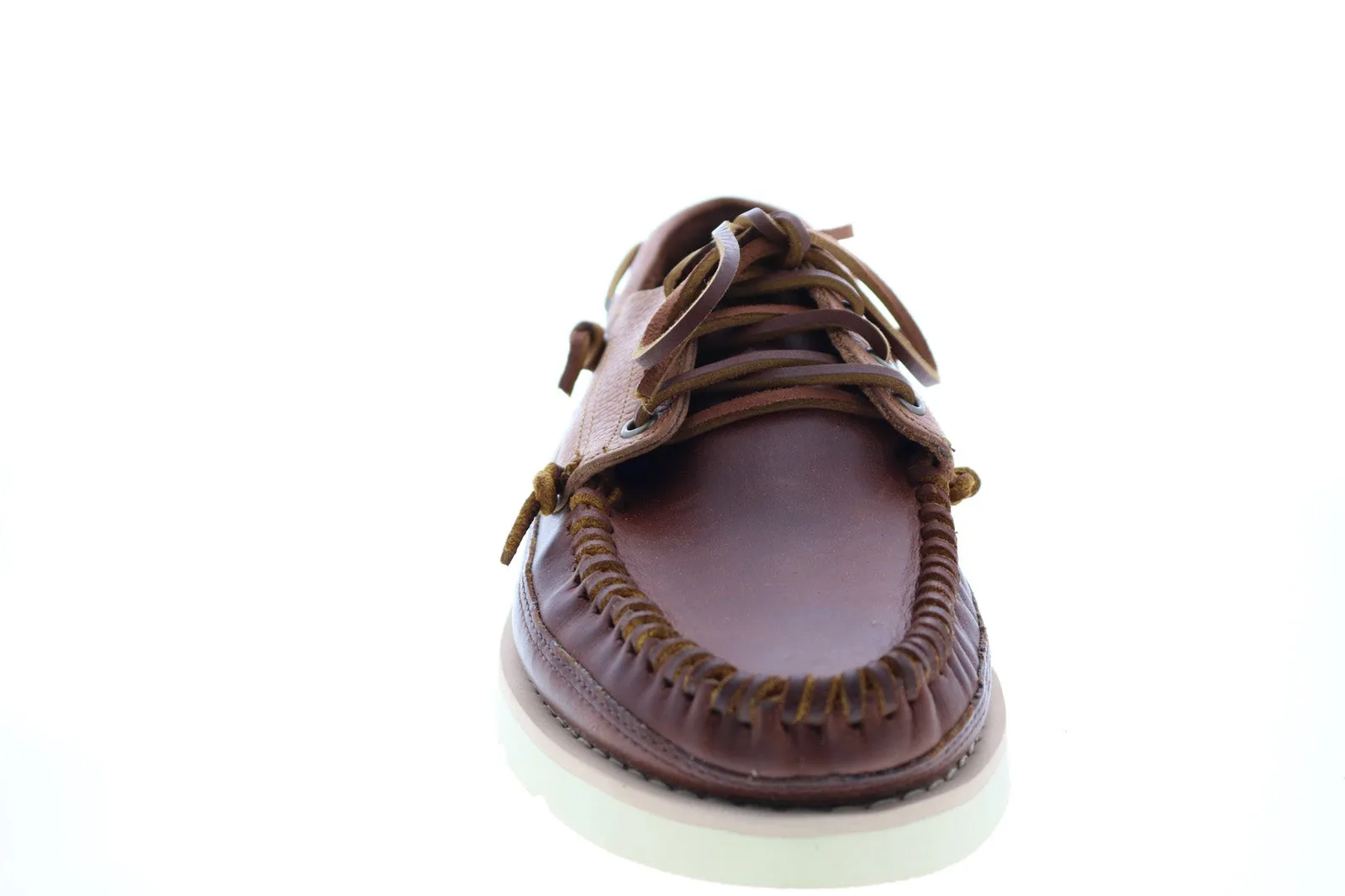 Sebago Seneca 70015T0 Mens Brown Leather Loafers & Slip Ons Boat Shoes