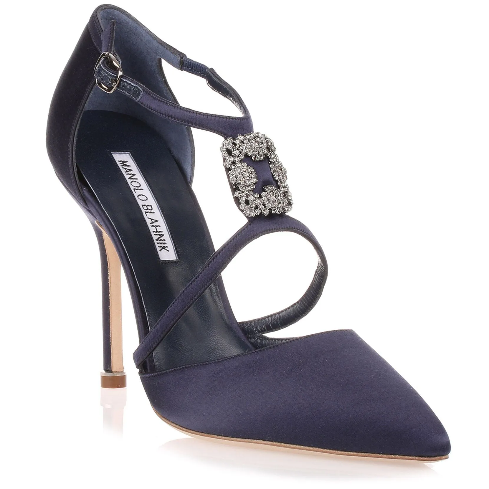 Seneca 105 satin navy pump