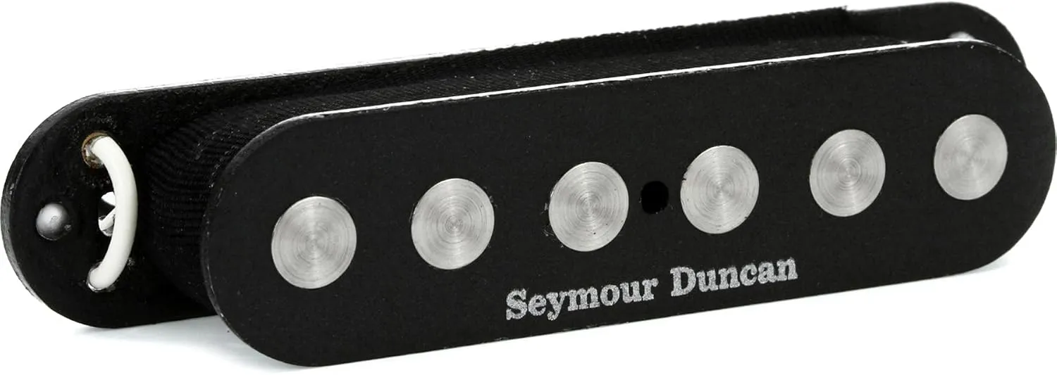 Seymour Duncan SSL-4 Quarter Pound Flat Pole Middle (RWRP) Strat Single Coil Pickup - Black